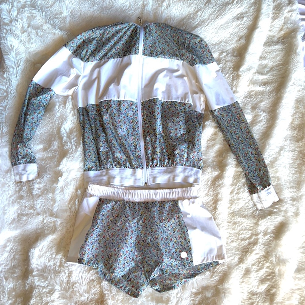Asic Jacket and short set - size M - Like New